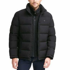 Calvin Klein Men's Charcoal Winter Puffer Coat - Size Small - NWT